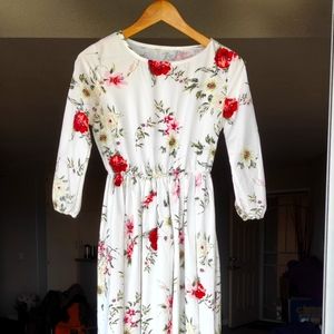Long maxi cute floral dress